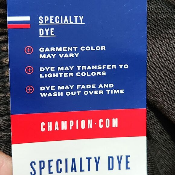 Champion Pants Size Large Solar Wash Color Elastic Waist With Pockets - Picture 10 of 10